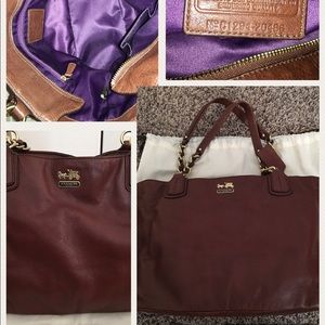COACH Madison Shoulder Tote Bag